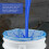 10Pcs Paint Filter Bags with Drawstring Top for-Blue L 5