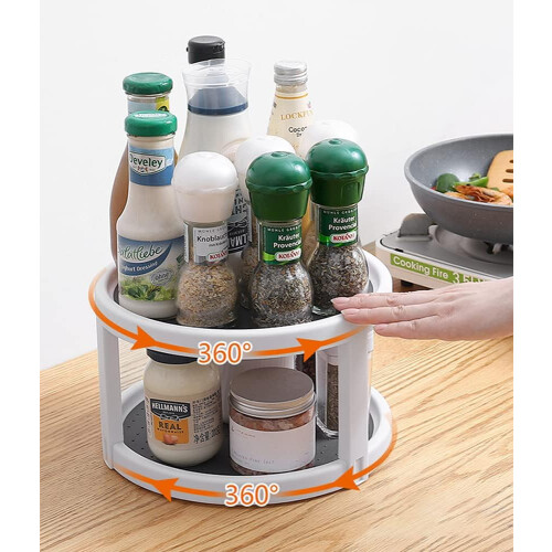 Περιστρεφόμενη βάση Lazy Susan για ντουλάπι κουζίνας, περιστρεφόμενη βάση μπαχαρικών 2