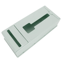 Dispenser voor gezichtstissues, waterdichte plastic tissuehouder met opbergruimte aan de onderkant voor badkamer, wastafel, aanrecht of kantoor.