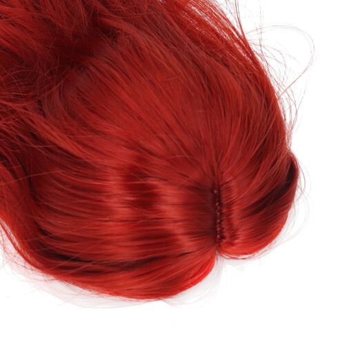Peluca para muñeca 1/6 roja, cabeza 15.5-17.5 cm, seda 2