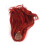 Peluca para muñeca 1/6 roja, cabeza 15.5-17.5 cm, seda 11
