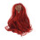 Peluca para muñeca 1/6 roja, cabeza 15.5-17.5 cm, seda 2