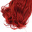 Peluca para muñeca 1/6 roja, cabeza 15.5-17.5 cm, seda 9