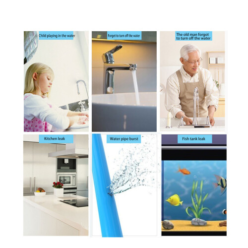 WiFi Water Leak Sensor, Flood & Overflow Alarm, Wall Mount 2