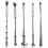 5-teiliges Augen-Make-up-Pinsel-Set aus 1