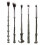 5-teiliges Augen-Make-up-Pinsel-Set aus 6