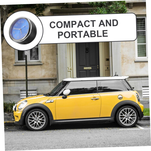 Car Clock Mini Digital Dashboard Clock with Precise Display for Vehicle Interior and Desk Use 1