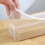 Rectangular Transparent Food Grade Pasta Container, Stackable Freezable Crisper Boxes 5