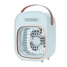 Portable Rechargeable Handheld Fan with Water Spray, Foldable Mini USB Fan 4000mAh for Travel Outdoor