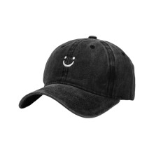 Praktische Baseballkappe aus Baumwolle mit-Schwarz