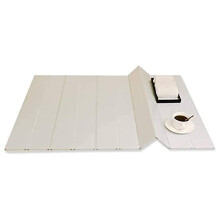 Foldable PVC Bathtub Cover Bath Tray Dustproof Heat Insulation for Bathroom 148x70cm 95x70cm