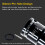 40mm Deep Impact Socket Set 8-24mm 6-Point Hex, 10-Piece Black 9