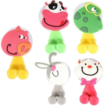 Porte-brosses à dents mignons en forme de dessin animé pour enfants, en matériaux de qualité alimentaire, fixation murale par ventouse, facile à