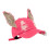 2000er-Mode-Trucker-Mütze, zerrissener Stoff, verstellbare-Rosa 1