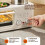 Multifunction Breakfast Maker 4in1 Toaster Oven with Large Capacity Baking Area for Apartments 4