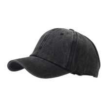 Casquette de soleil ventilée à dessus ouvert avec-Laver le noir