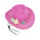 Chapeau de soleil respirant pour enfants, avec sangle-Rose 1