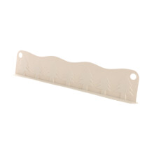 Sink Splash Guard Water Baffle Barrier Backsplash for Bathroom Island Switch White