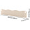 Sink Splash Guard Water Baffle Barrier Backsplash for Bathroom Island Switch White 3