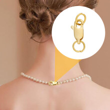 Kit d'apprêts pour bijoux avec fermoirs mousquetons et anneaux de jonction, anneaux de jonction ouverts en métal pour la création de bijoux,