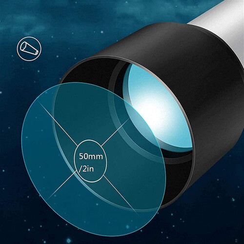 Astronomy Telescope for Kids with Adjustable Tripod, Quick Setup, Outdoor Moon Viewing 1