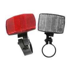 2pcs Bike Reflectors for Front and Rear, Enhanced Night Visibility, Easy Install for Mountain and Road Bikes