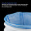 10Pcs Paint Filter Bags Strainer with Elastic Top-Blue M 4
