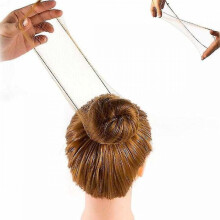 100% echt haar voor opsteekkapsels, paardenstaartextensions voor snelle transformaties, donutknot, gemakkelijk te gebruiken en op te bergen,