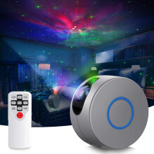 Universe Whisper Sterrenprojector, kosmische projecties creëren een dromerige sfeer, app- en spraakgestuurd voor gepersonaliseerd sterrenlicht,