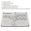 Flatbox Hitbox Arcade Fighting Game Encoder Controller Xinput/Dinput  Hitbox Console /PS3/PS4 White Key 6