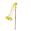 Cats Teaser Wand with Small Bells Long Interactive Stick-Yellow 1