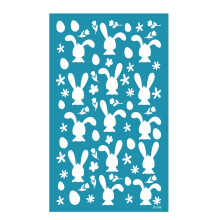 Reusable Silkscreen Print Easter Rabbit Silk Screen-SY159