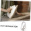 2pcs  Pressure Rubber Steam Iron Hose Replacement Tube for Enhanced Ironing Efficiency 3