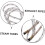 2pcs  Pressure Rubber Steam Iron Hose Replacement Tube for Enhanced Ironing Efficiency 2