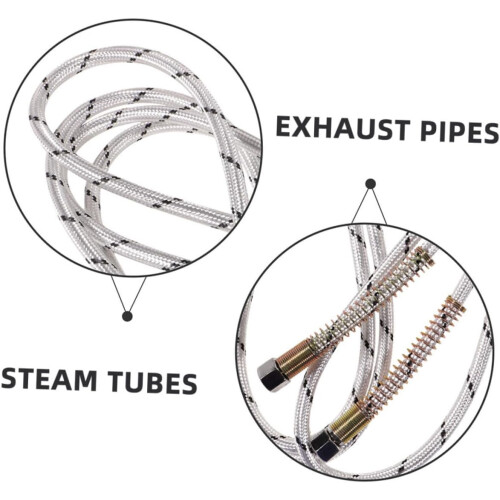 2pcs  Pressure Rubber Steam Iron Hose Replacement Tube for Enhanced Ironing Efficiency 1