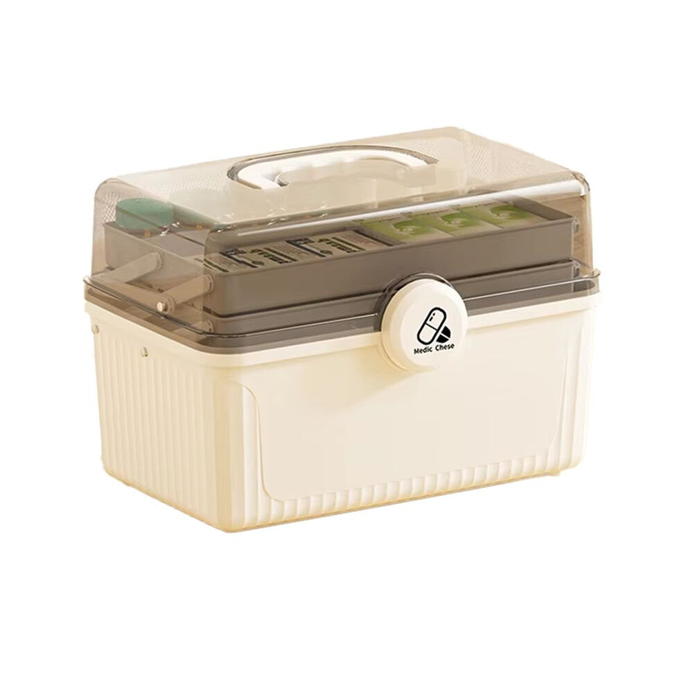 Portable Multi-Layer Medicine Organizer Box Large Capacity Kit Storage With Classification Compartments A 6134064385002