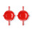 Manual Dumpling Mold Artifact Large Red Plastic Dumpling Mold Household Food Grade Dumpling Mold Clip 1