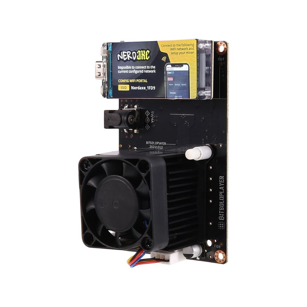 Photos - Printer Part NerdAxe NerdMiner Miner Bitaxe 500Gh/S Solo Lottery BTC Miner BM1366 ASIC Chip Lottery Mining Miner AU PLUG