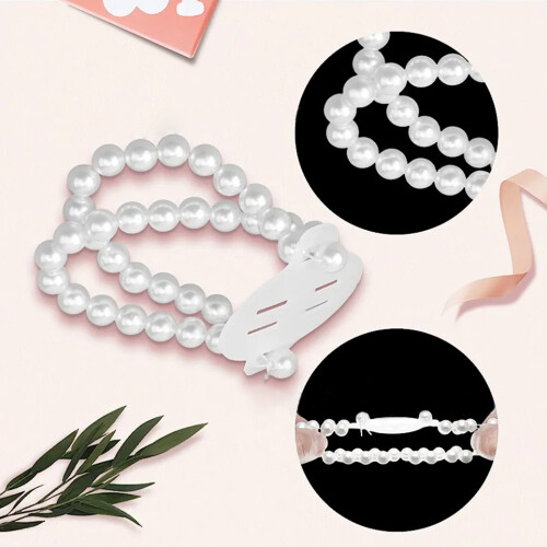 Bridal Glamour: Κορσάζ καρπού με μαργαριτάρια για τη νύφη και την παράνυμφο, Κορσάζ 2
