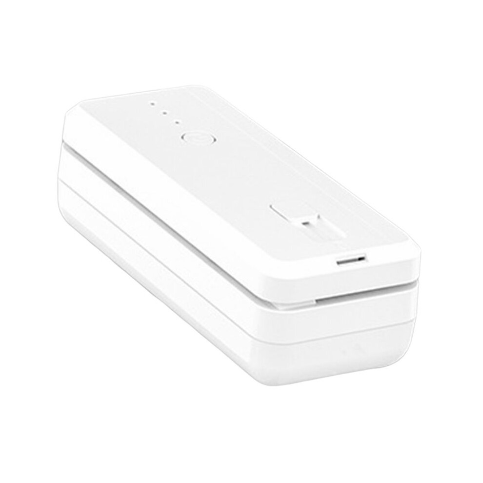 Household Mini Square Sealing Machine Laminator Packaging Household Food Bag Fresh Snack Sealing Machine White 6133340737375