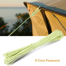 Survival Cord pre núdzovú pripravenosť, Paracord s flexibilnou pevnosťou a odolnosťou voči nárazom, všestranné použitie pre vonkajšie