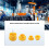 PVC Thread Maker Tool Pipe Threader Plumbing Tool Kit Pipe Threader Set 1/2in 3/4in 1in Dies Plastic Pipe Tap Die Set 4