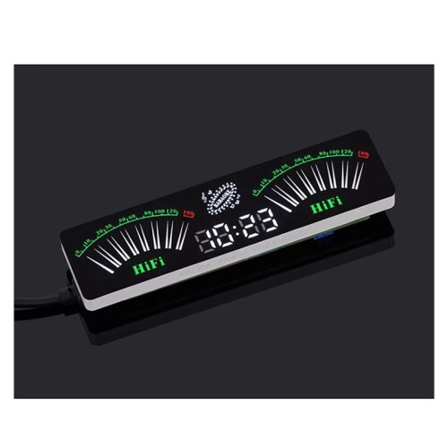 Voice-Activated Music Pointer LED Display with Adjustable Sensitivity Voice Controlled Music Spectrum 1