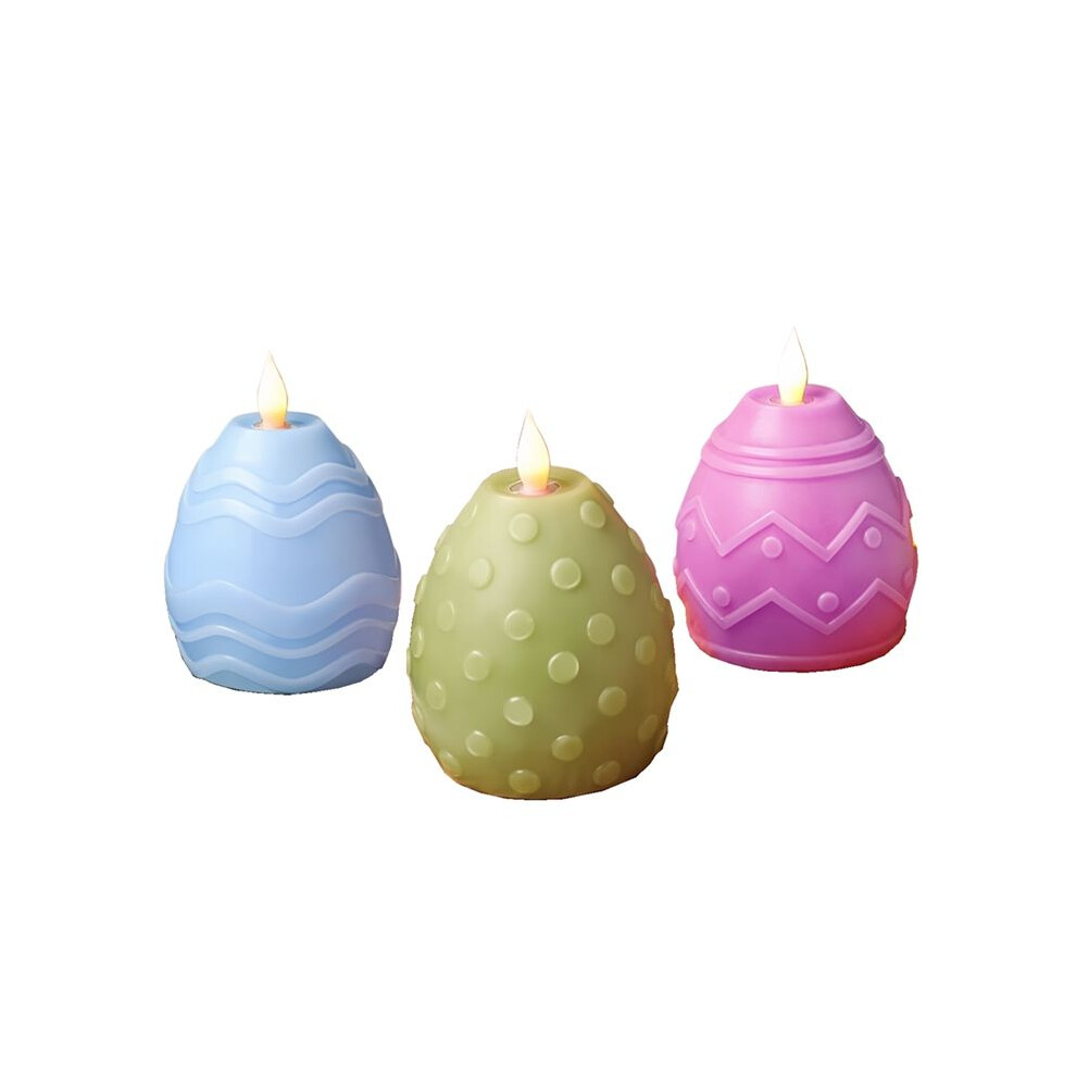 Easter Eggs Three-Piece Easter Decoration Flameless Led Candle Lights 6131032306632