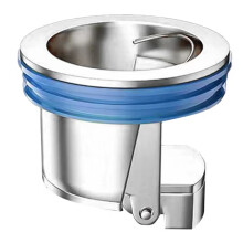 Tampa para ralo de chuveiro para banheiros modernos, acessórios anti-entupimento para ralo de piso com núcleo de esgoto, durabilidade em bronze,