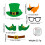 Unique Felt Decorations for Patricks Day-Clover dwarf style 6