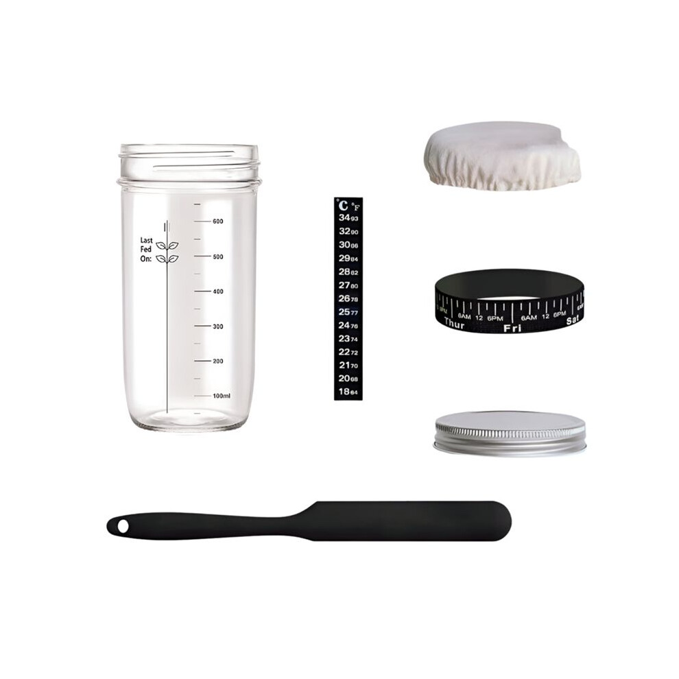 Sourdough Kit, Sourdough Bread Glass Jars Airtight Jars 730Ml 6132671331399