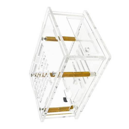 For Raspberry Pi 5 Case, Acrylic Protective Enclosure Adaptation Heat Sink, Transparent Protective Shell 2