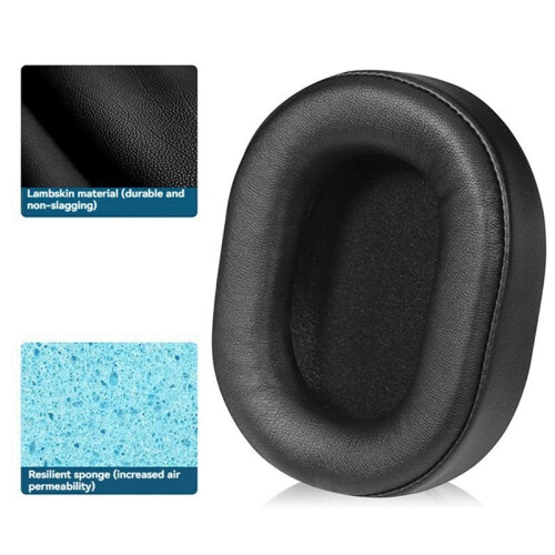 Replacement Ear Pads for  HS55 Pro HS65 Wireless Headphones Comfortable Sponge Cushions, Easy Installation 2