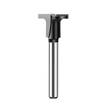 6mm Shank Carbon Crystal Plate Arc Bending Router Bit T-Half Round Flat Slotted Angle Cutter Woodworking Tools